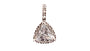 A White Cubic Zirconia Pendant.