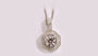 A White Cubic Zirconia Pendant
