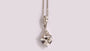 A White Cubic Zirconia Pendant