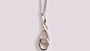 A White Cubic Zirconia Pendant