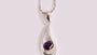 Amethyst Cubic Zirconia Pendant