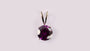 Amethyst Cubic Zirconia Pendant