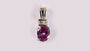 Amethyst Cubic Zirconia Pendant