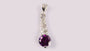 Amethyst Cubic Zirconia Pendant