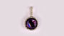 Amethyst Cubic Zirconia Pendant