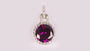 Amethyst Cubic Zirconia Pendant