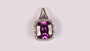 Amethyst Cubic Zirconia Pendant