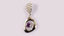 Amethyst Cubic Zirconia Pendant