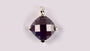 Amethyst Cubic Zirconia Pendant