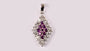 Amethyst Cubic Zirconia Pendant