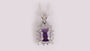 Amethyst Cubic Zirconia Pendant