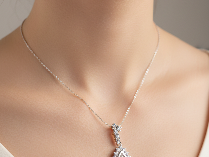 Amethyst Cubic Zirconia Pendant