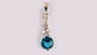Aquamarine Cubic Zirconia Pendant