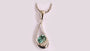 Aquamarine Cubic Zirconia Pendant