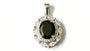 Black & White Cubic Zirconia Pendant.