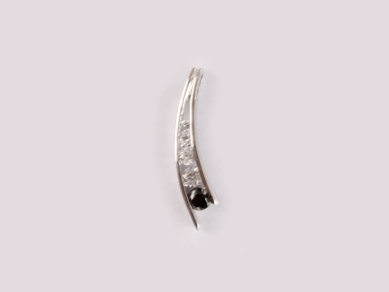 Black Cubic Zirconia Pendant