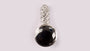 Black Cubic Zirconia Pendant