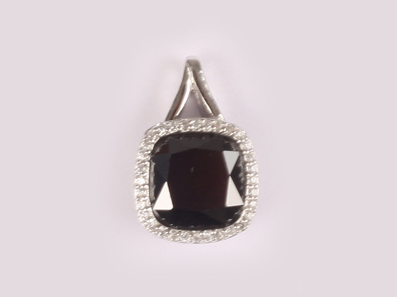 Black Cubic Zirconia Pendant