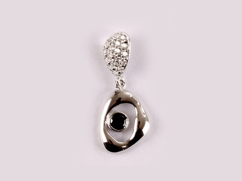 Black Cubic Zirconia Pendant