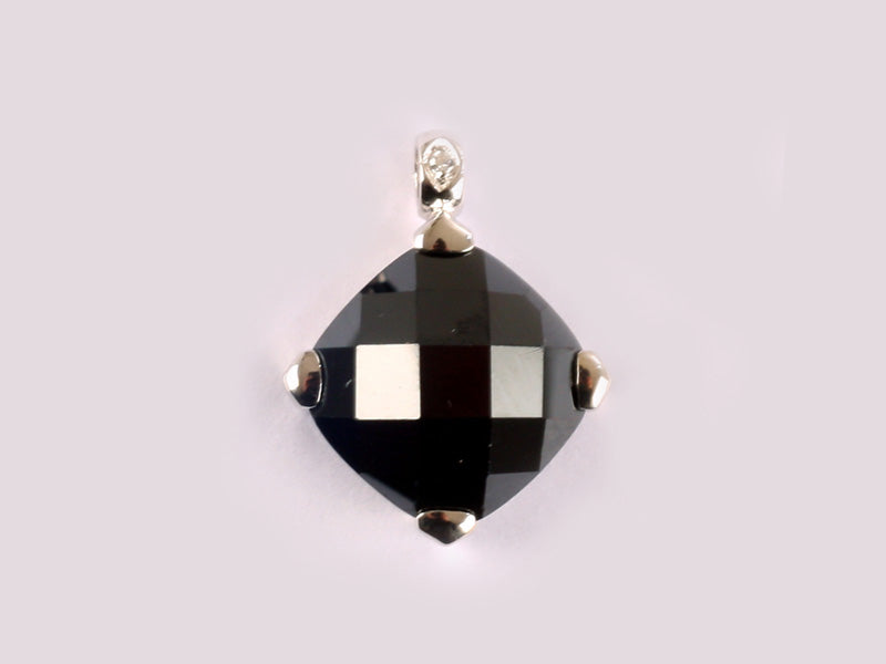 Black Cubic Zirconia Pendant