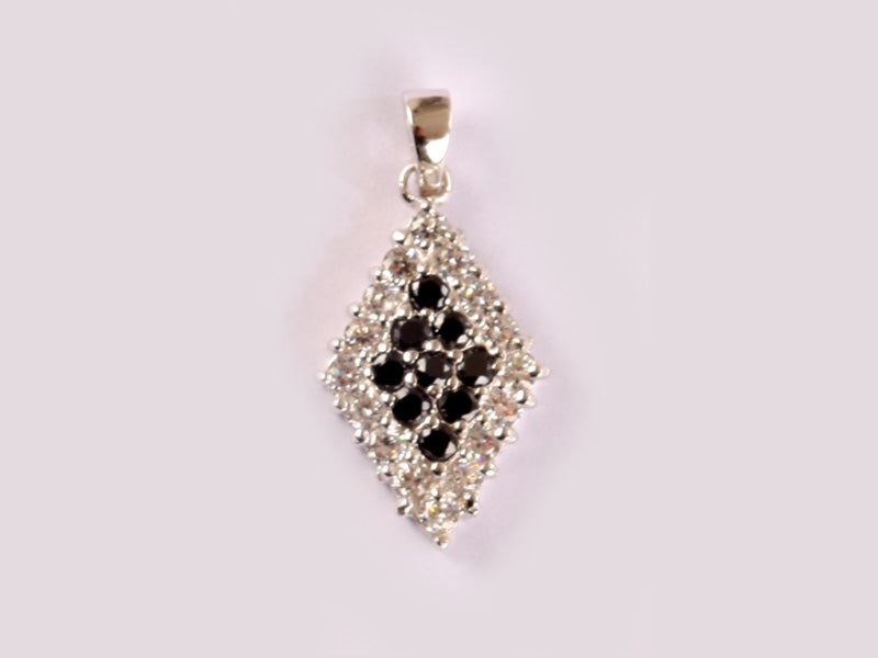 Black Cubic Zirconia Pendant