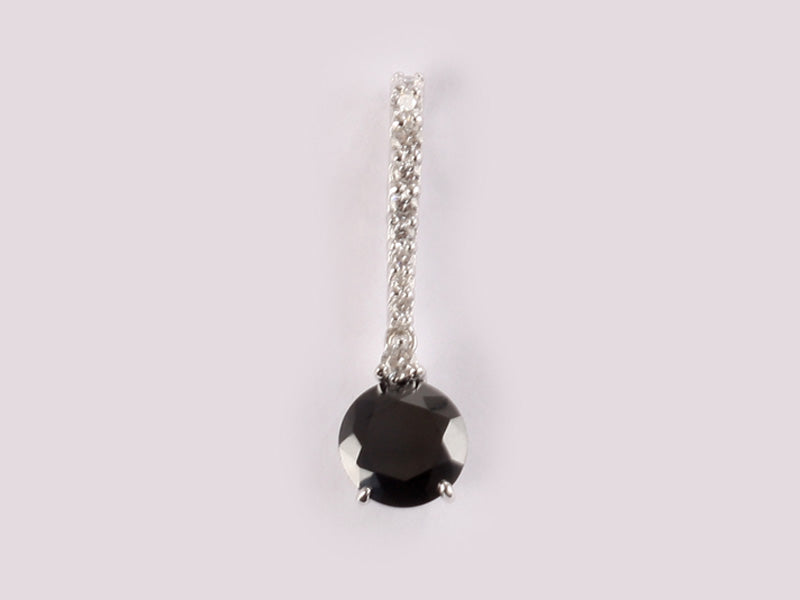 Black Cubic Zirconia Pendant