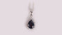 Black Cubic Zirconia Pendant