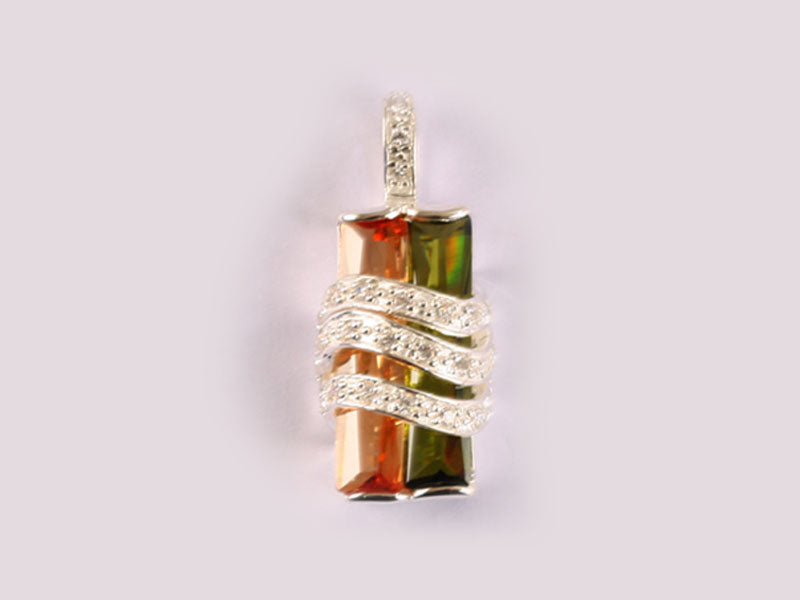 Champagne/Smokey Quartz Pendant