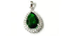 Emerald Cubic Zirconia Pendant