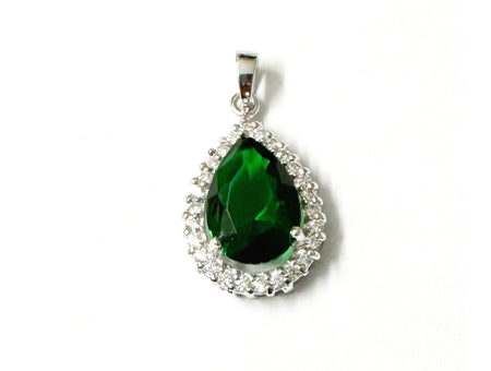 Emerald Cubic Zirconia Earring
