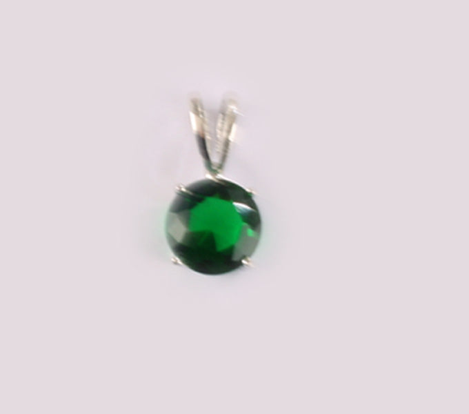 Emerald Cubic Zirconia Pendant