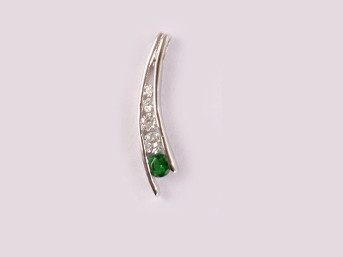 Emerald Cubic Zirconia Pendant