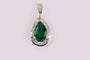 Emerald Cubic Zirconia Pendant