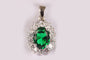 Emerald Cubic Zirconia Pendant