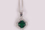 Emerald Cubic Zirconia Pendant