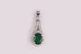 Emerald Cubic Zirconia Pendant
