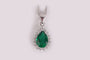 Emerald Cubic Zirconia Pendant