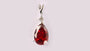Garnet Cubic Zirconia Pendant