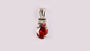 Garnet Cubic Zirconia Pendant