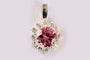 Pink Cubic Zirconia Pendant