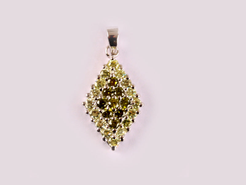 Peridot Cubic Zirconia Pendant.