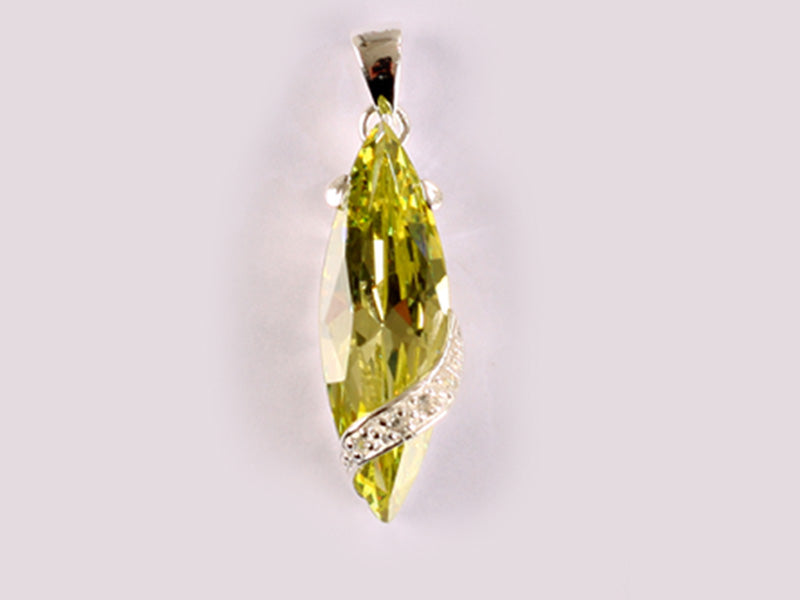 Peridot Cubic Zirconia Pendant
