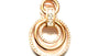 A Silver with Rose Gold Plate Pendant