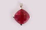 Ruby Cubic Zirconia Pendant