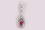 Ruby Cubic Zirconia Pendant