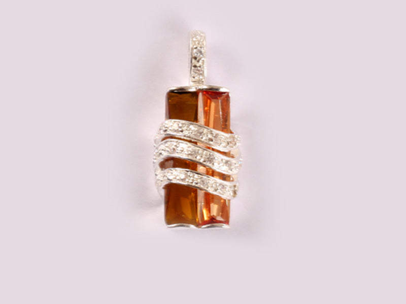 Champagne/Smokey Quartz Pendant