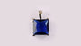 Sapphire Cubic Zirconia Pendant