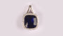 Sapphire Cubic Zirconia Pendant