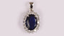 Sapphire Cubic Zirconia Pendant
