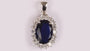 Sapphire Cubic Zirconia Pendant